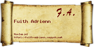 Fuith Adrienn névjegykártya